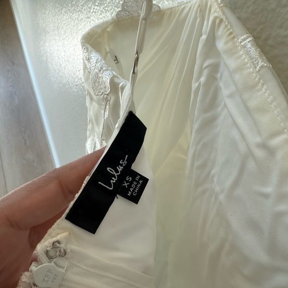 Lulu's White Embroidered Dress - Picture 3 of 4